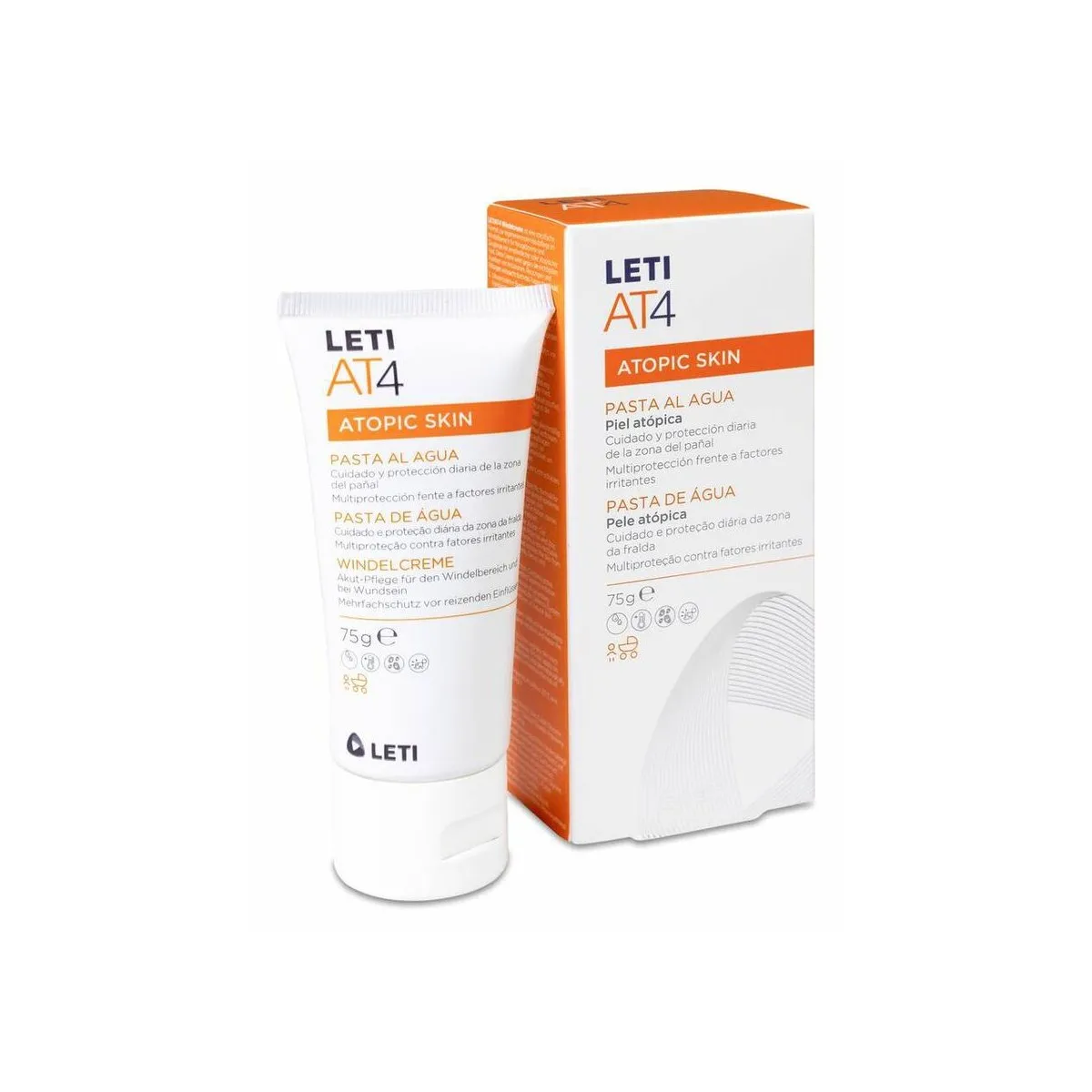 LETIAT4 Crema Del Pañal Pasta Al Agua 1 Envase 75 G