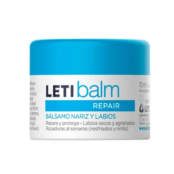 Letibalm Bálsamo Reparador Nariz y Labios, 10 ml