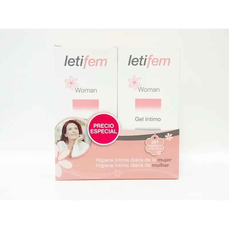 Letifem Gel Íntimo Mujer Leti 2x500ml Precio especial