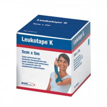 Leukotape K 5 cm x 5 M Negro