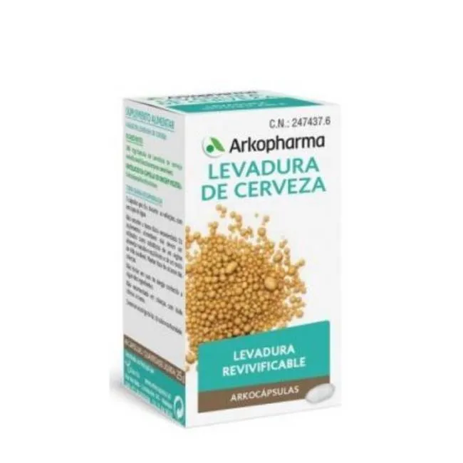 Levadura De Cerveza Revificable Arkopharma 50 Caps