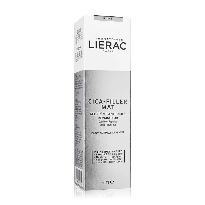 LIERAC CICA-FILLER MAT GEL-CREMA ANTIARRUGAS 40 ML.