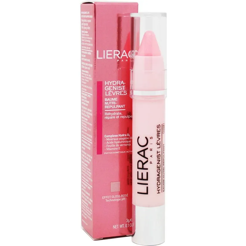 LIERAC HYDRAGENIST BÁLSAMO NUTRI-RELLENADOR GLOSS ROSADO