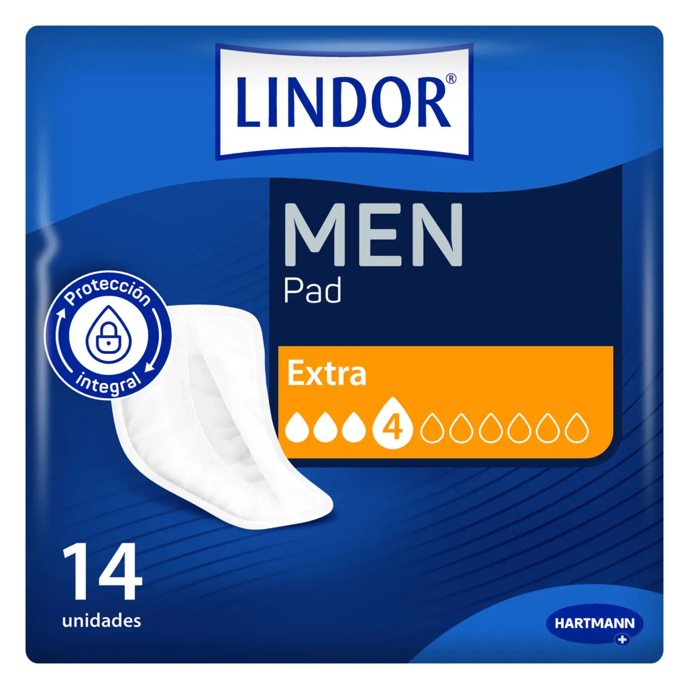 Lindor Men Pad Extra 4 Gotas 14 Uds