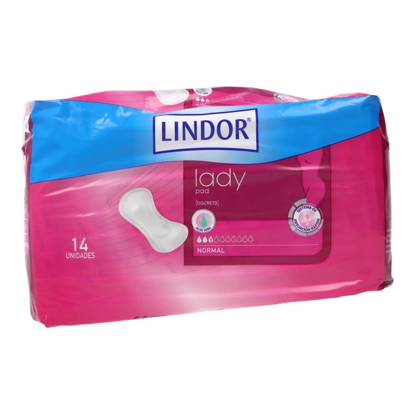 Lindor Premium Lady Pad 3 Gotas 14 Uds