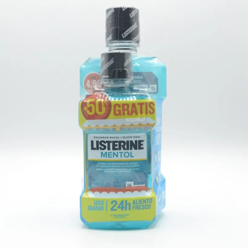 LISTERINE MENTOL 750ML