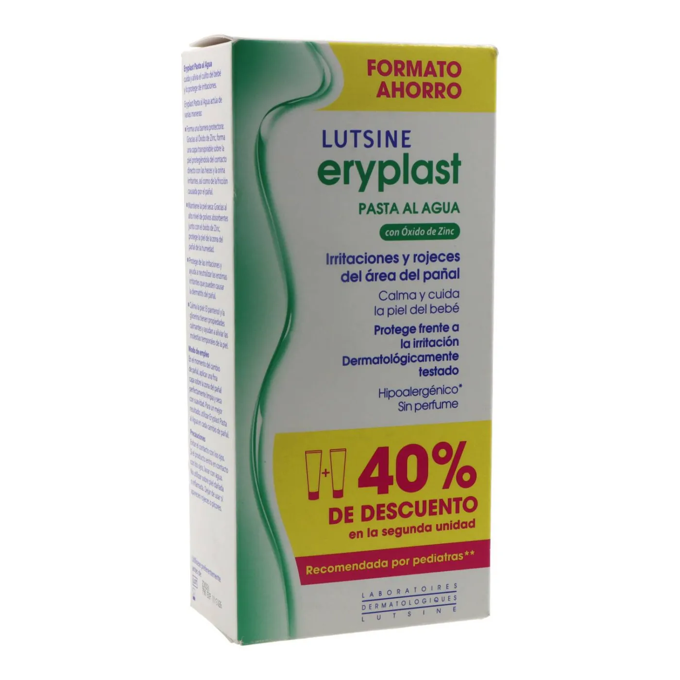 Lutsine Eryplast Pasta Al Agua 2x125 g Promo