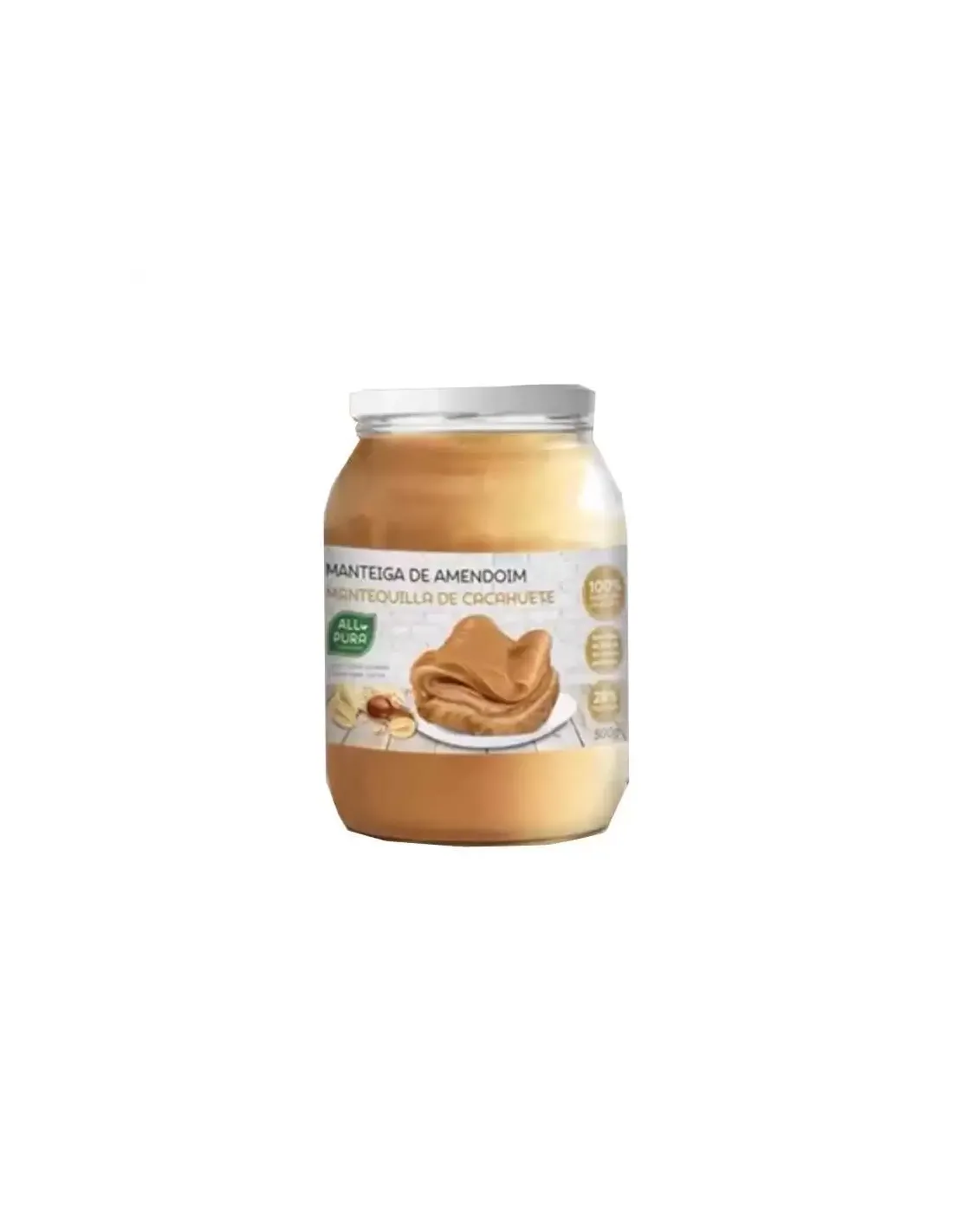 Mantequilla de Cacahuete 500g DietMed