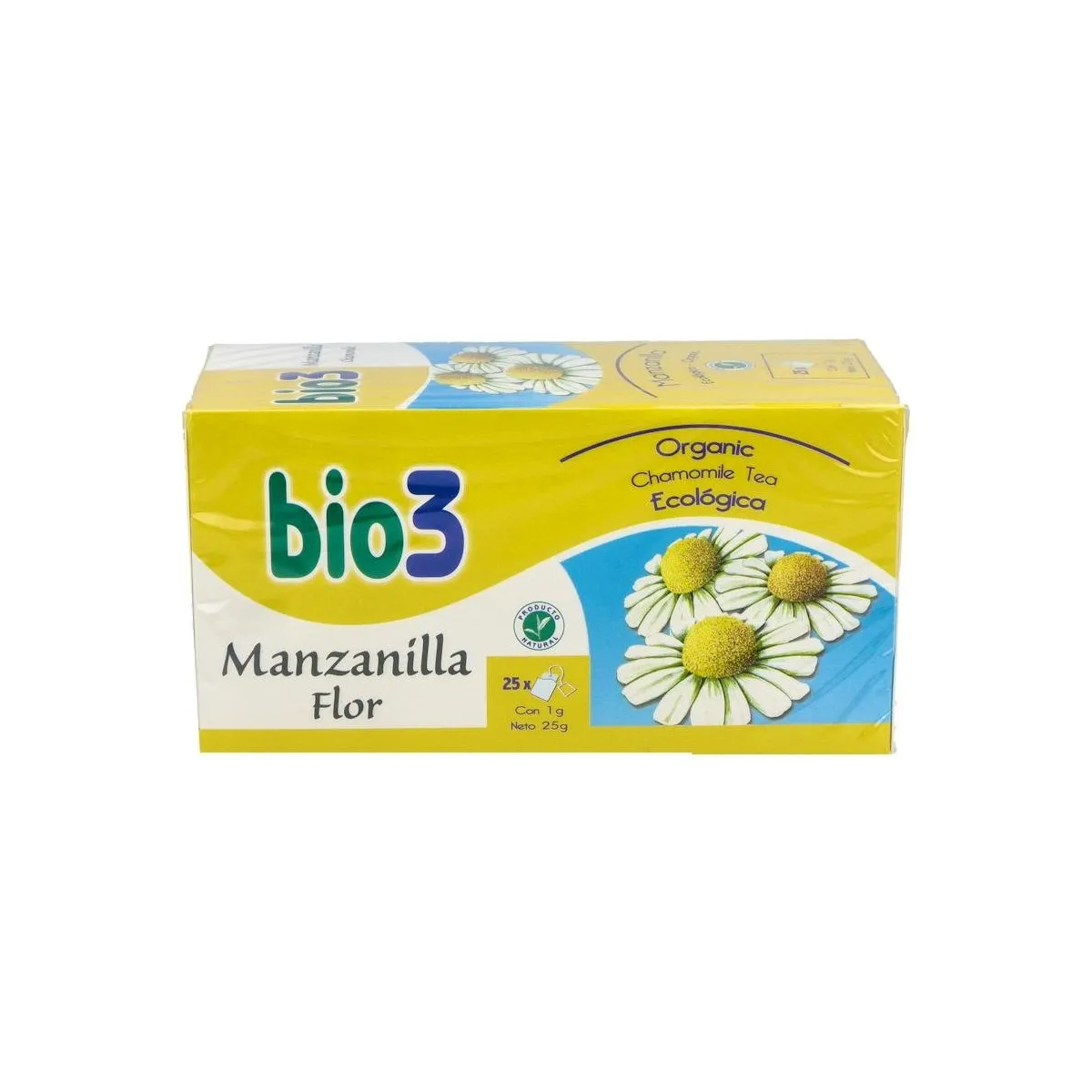 Manzanilla Bio 3 Infusion 25 Bols