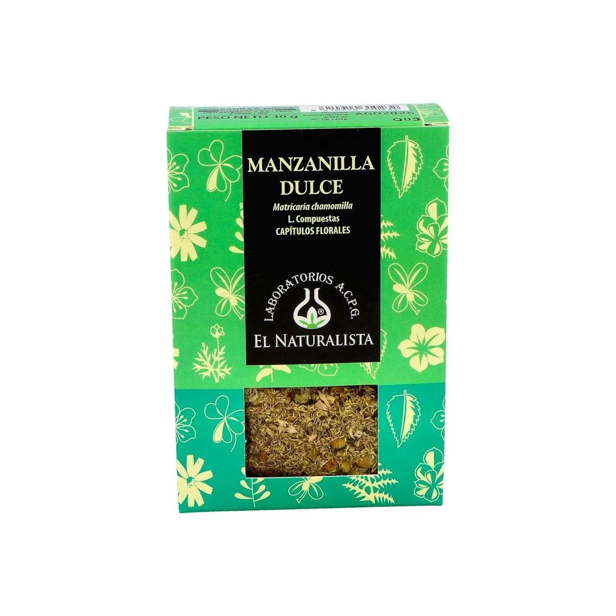 Manzanilla Dulce El Naturalista 30g