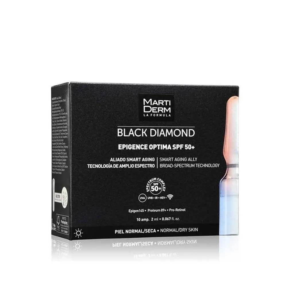 Martiderm Epigence Optima SPF 50+ Black Diamond 10 Ampollas