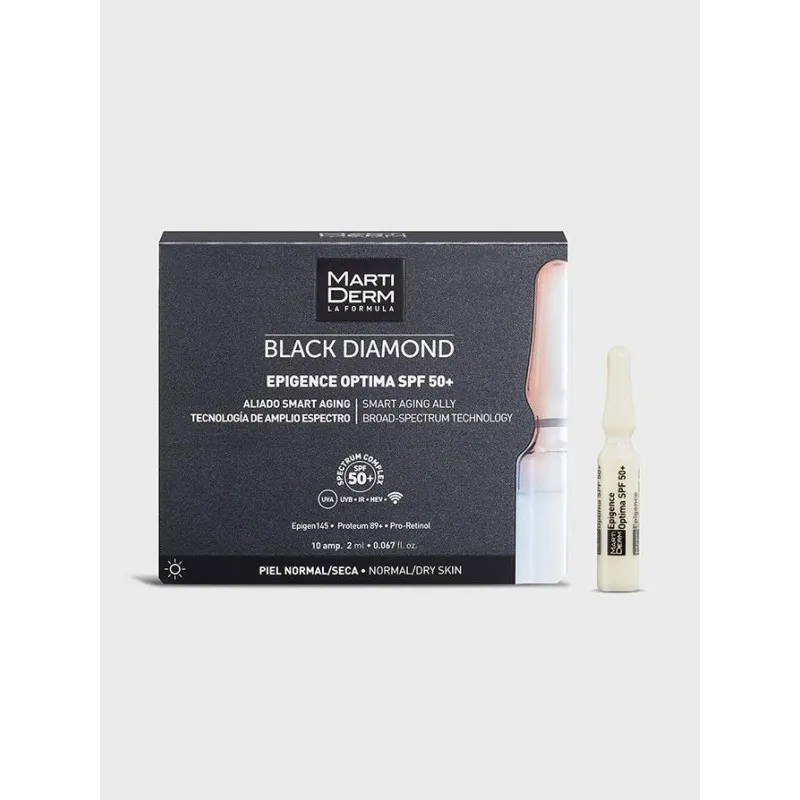 Martiderm Black Diamond Epigence Optima SPF50+ 10 Ampolas