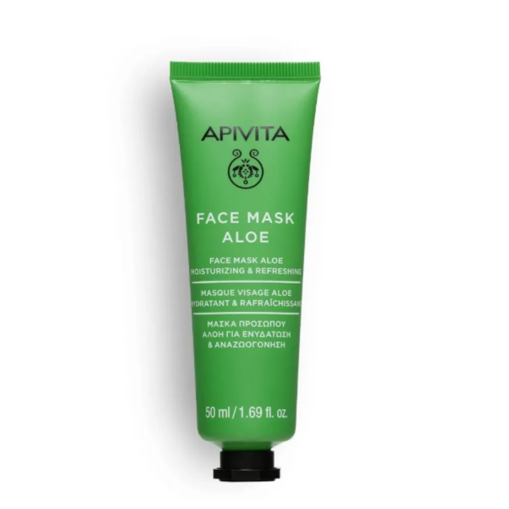 Mascarilla Facial Hidratante con Aloe, 50 ml. - Apivita