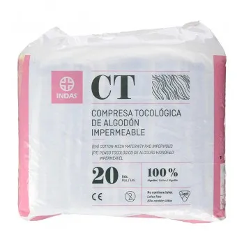 Maternity 20 Compresas Algodón