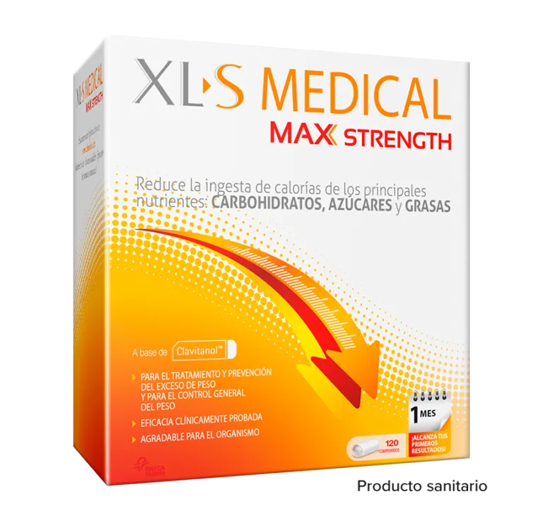 XLS MEDICAL MAX STRENGTH 12O COMPRIMIDOSXL