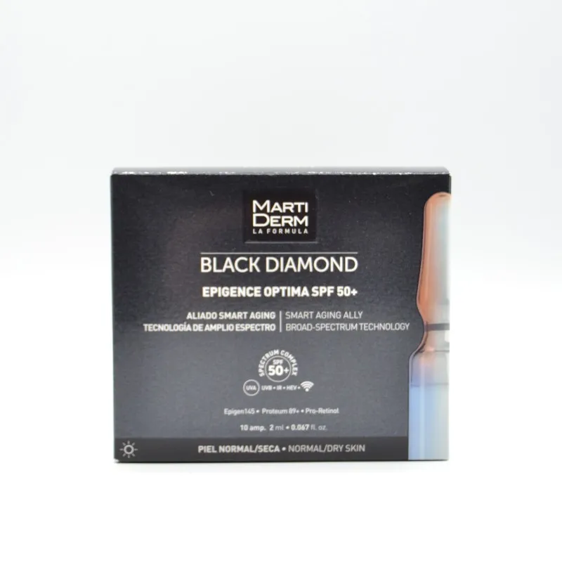 MARTIDERM BLACK DIAMOND EPIGENCE OPTIMA SPF 50+ 10 AMPOLLAS