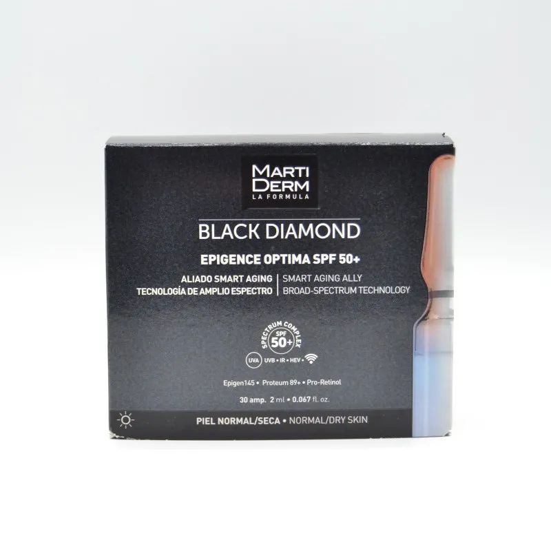 MARTIDERM BLACK DIAMOND EPIGENCE OPTIMA SPF 50+ 30 AMPOLLAS