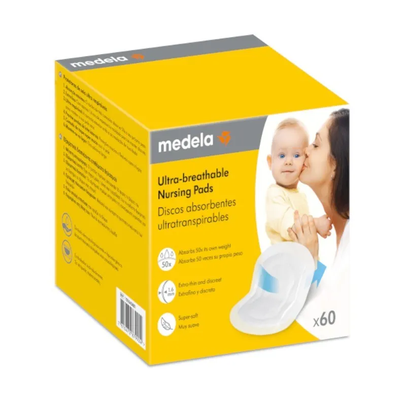MEDELA DISCOS ABSORBENTES ULTRA TRANSPIRABLES 60 UNIDADES