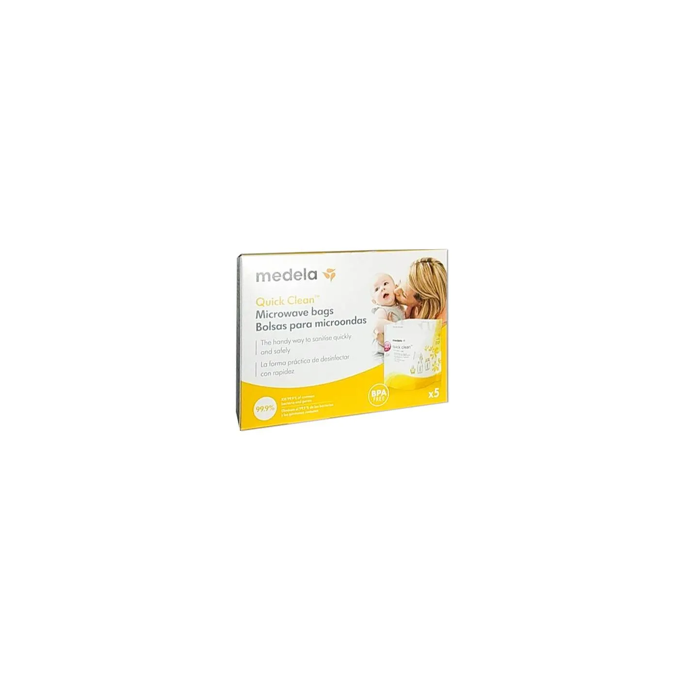 Medela Quick Clean Bolsas Para Microondas 5 Uds