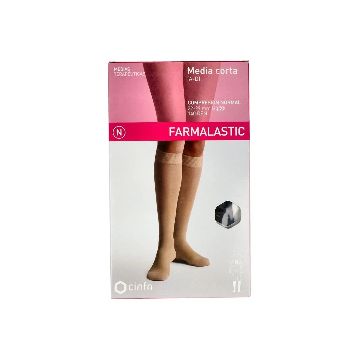 Media Farmal Cor Nor Neg Peq 2u 31-33