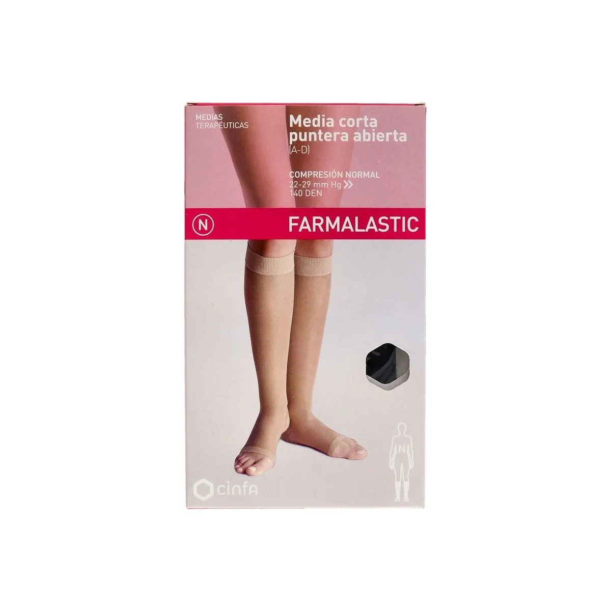 Media Farmal Corta C Normal P. Abie.Negra Tp