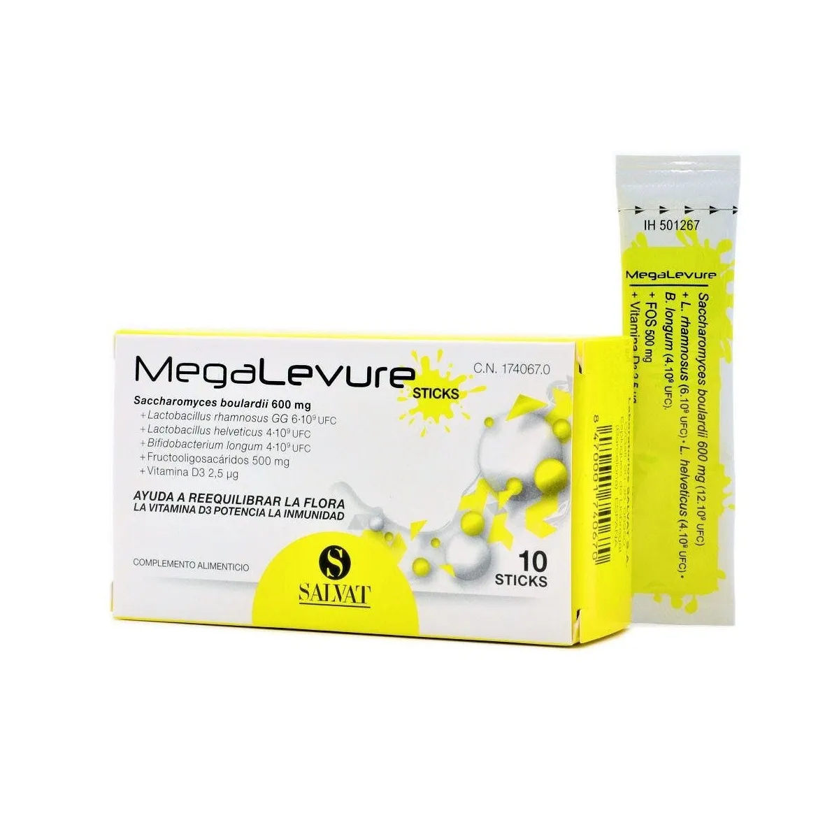 Megalevure 10 sticks