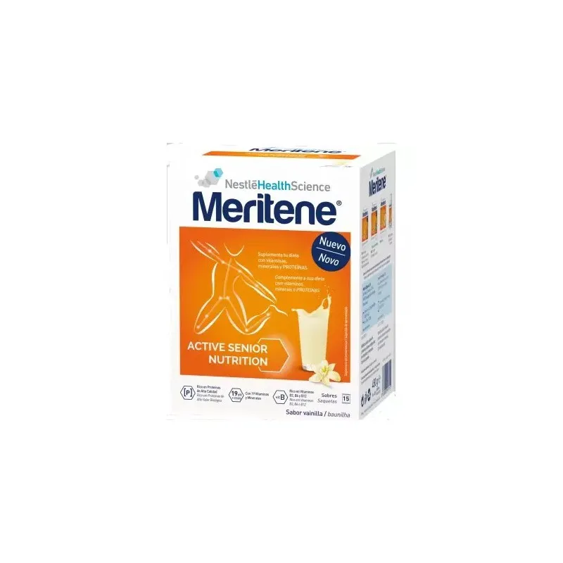 Meritene 15 Sobres Vainilla