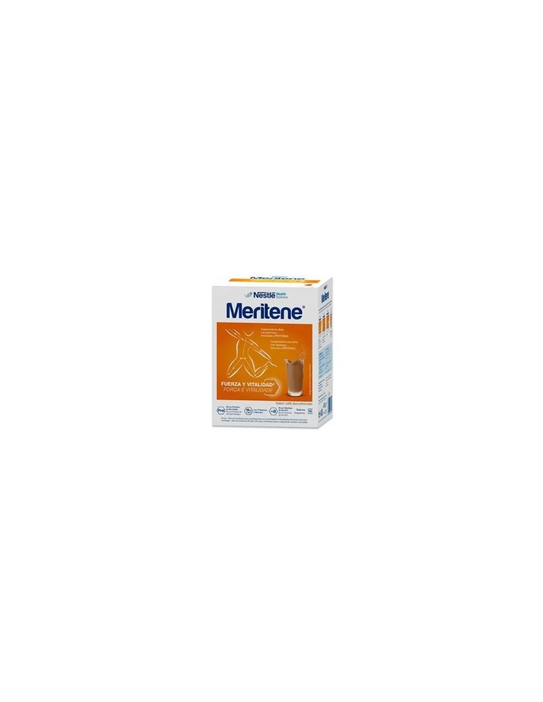 Fuerza y Vitalidad Batido Café descafeinado 15x30g. de Meritene
