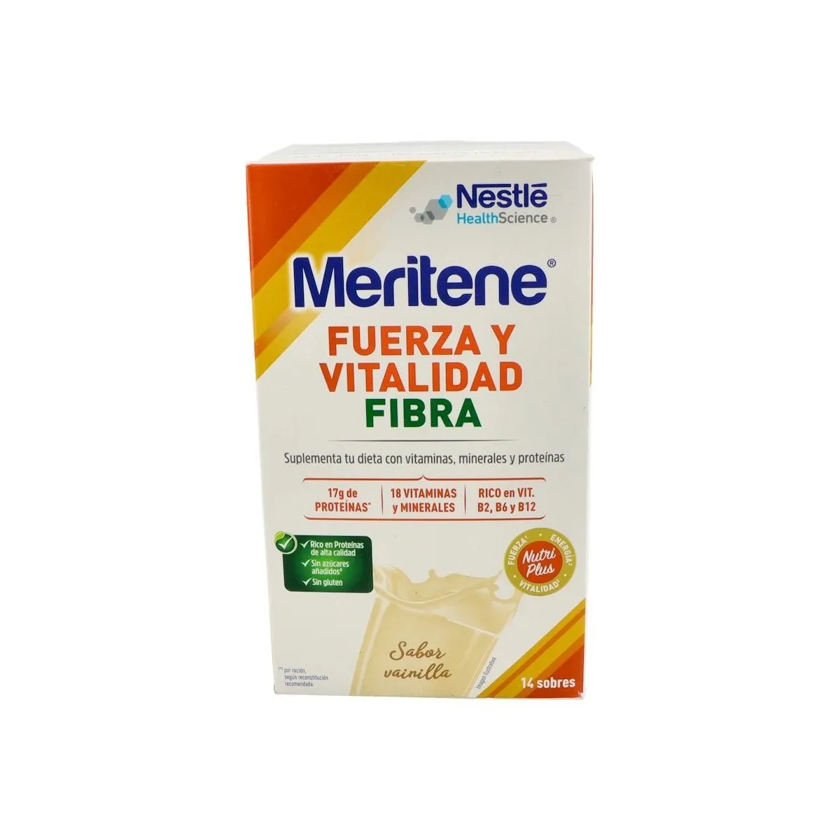 Meritene Fibra Vainilla 14 Sobres