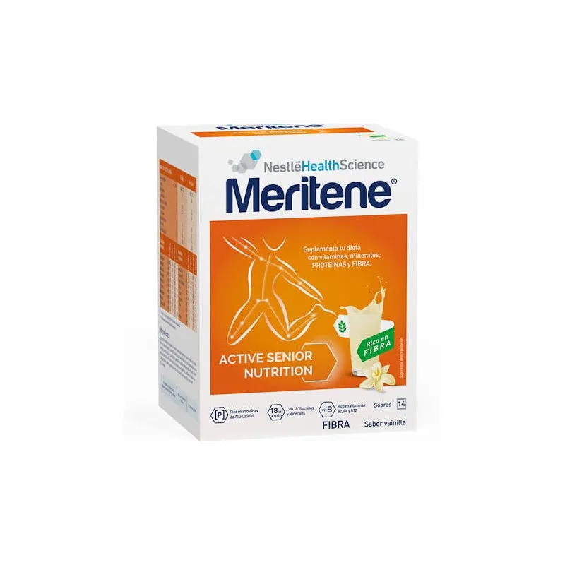 Meritene Vainilla Fibra 14 Sobres