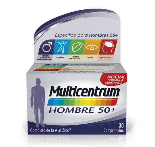 MULTICENTRUM HOMBRE 50+ 30 COMPRIMIDOS