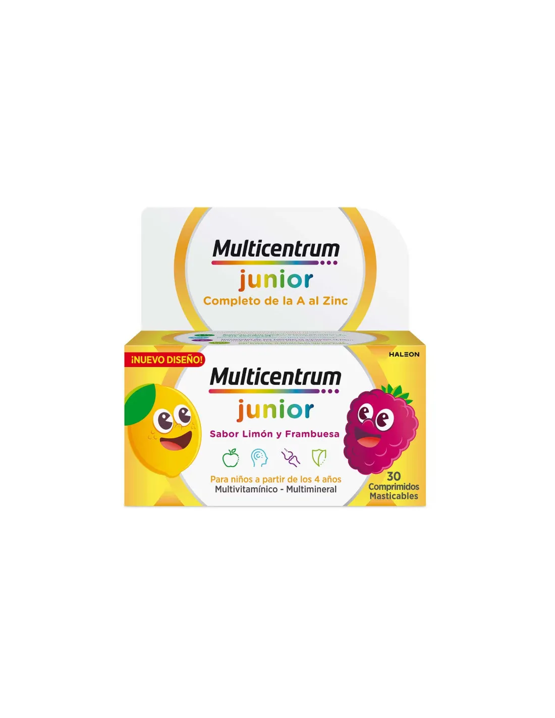 MULTICENTRUM JUNIOR 30 COMPRIMIDOS MASTICABLES
