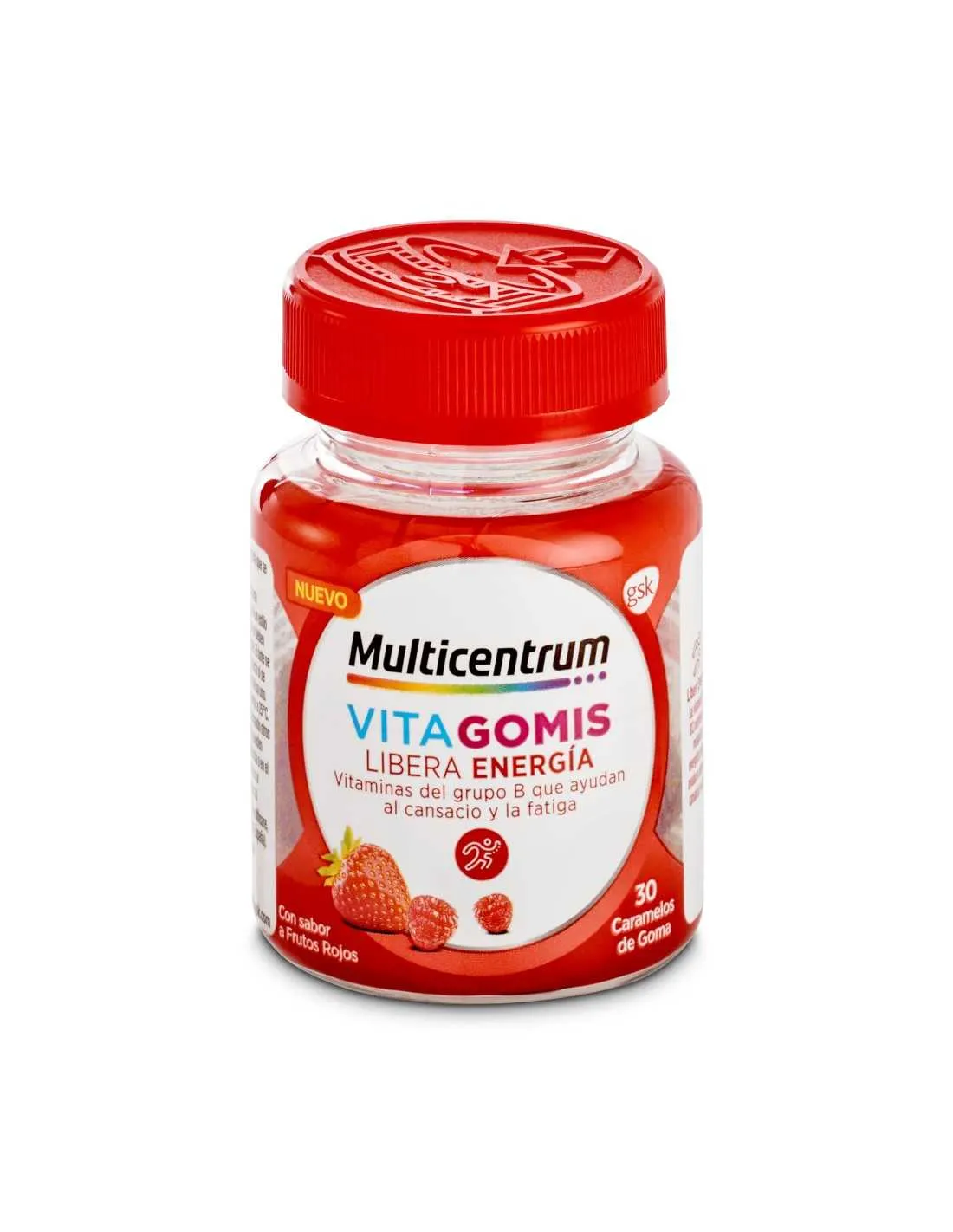 Multicentrum Vitagomis Libera Energia 30 Caramelos De Goma Sabor Frutos Rojos