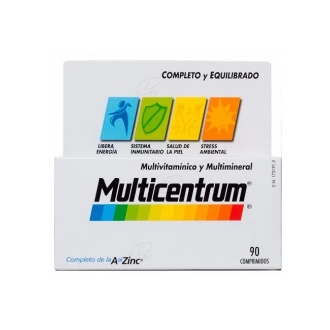 Multicentrum Vitaminas Y Minerales 90 Comp