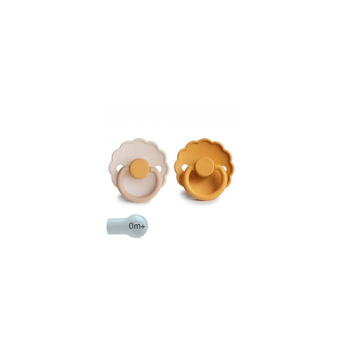 Mushie 2 Chupetes Block Latex Daisy Chamomilehon