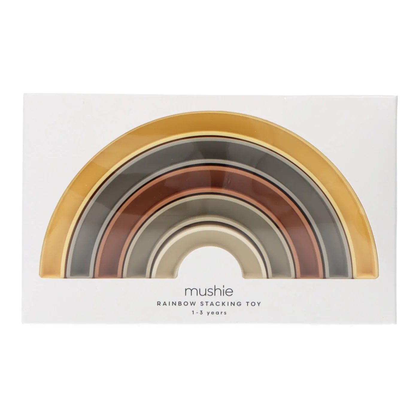 Mushie Arcoiris Apilable Solid Sol 13 Años Ref 4