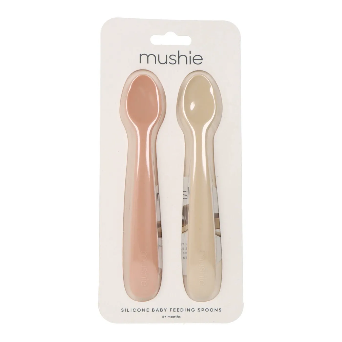 Mushie Cuchara Infantil Shifting Sand Blush 2 Ud