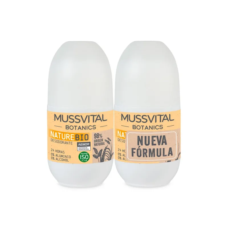 Mussvital Botanic Desodorante Nature Duplo 2x75ml