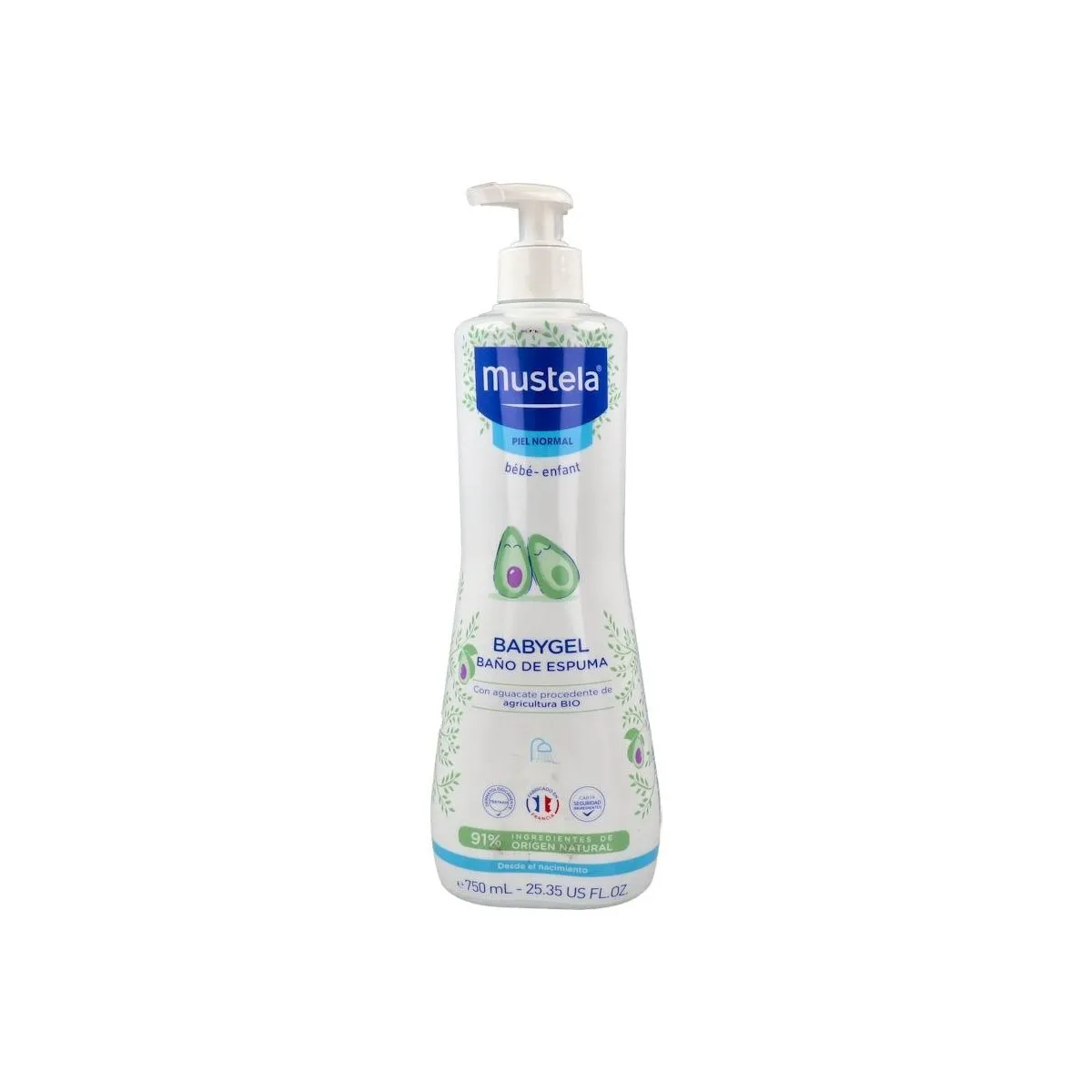 Mustela Babygel Espumoso 750 Ml