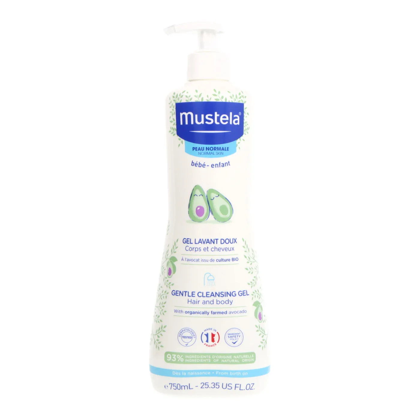 Mustela Bebe Gel De Baño Suave 750 ml