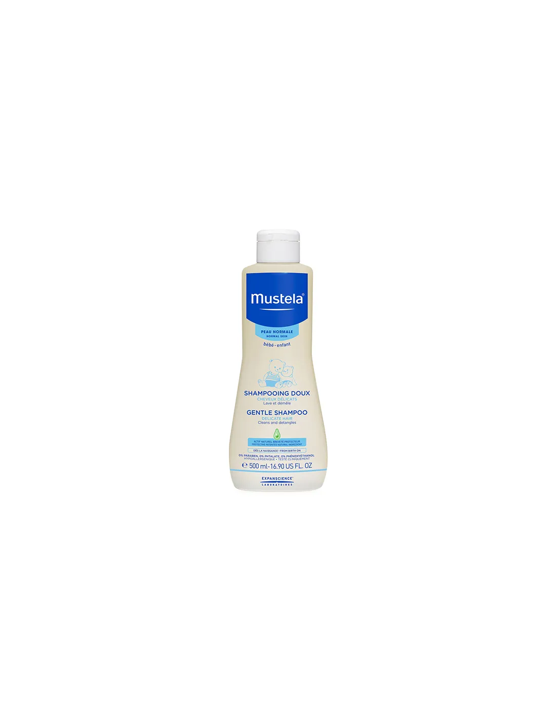 MUSTELA CHAMPU BEBÉ 500 ML.