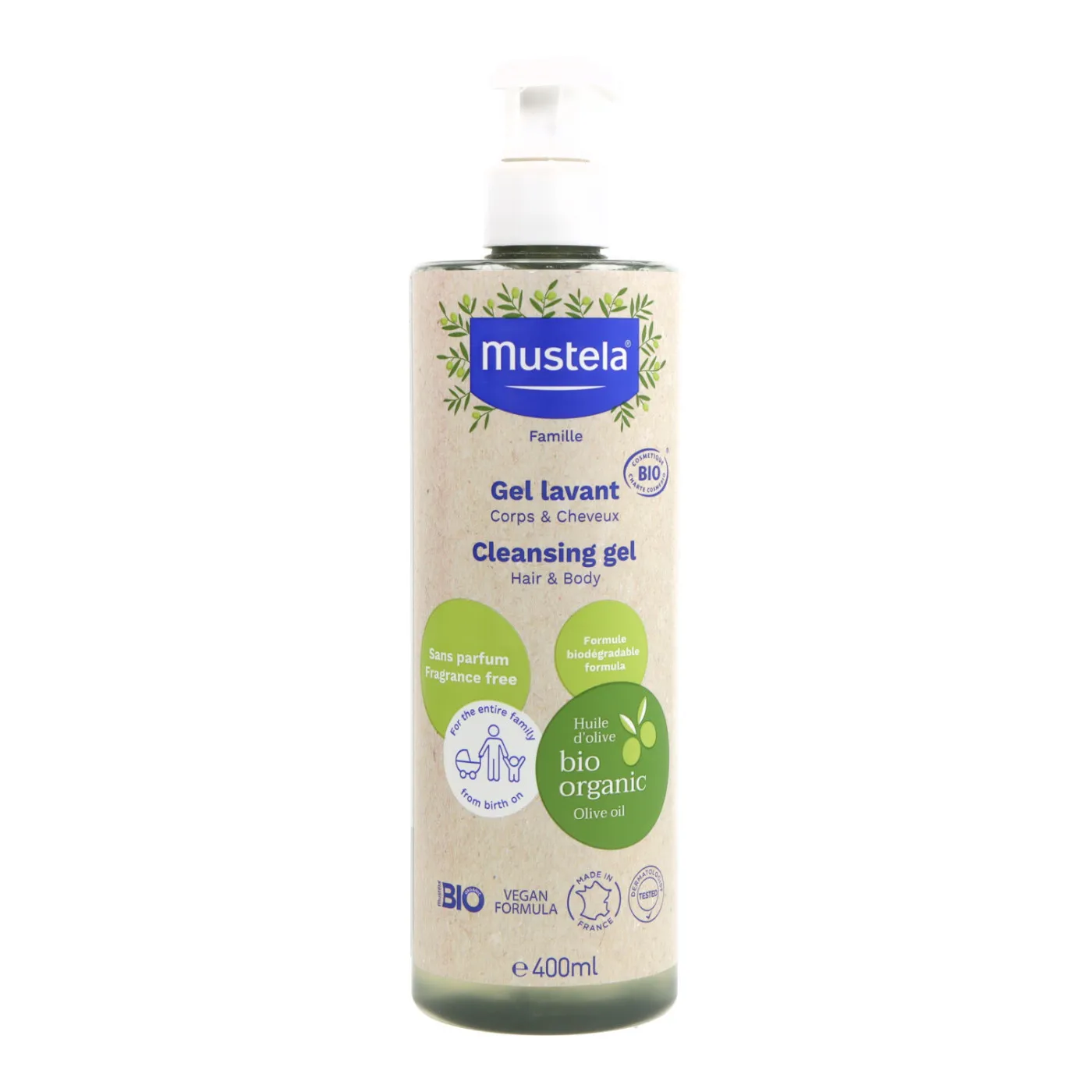 Mustela Gel Champu Bio 400 ml