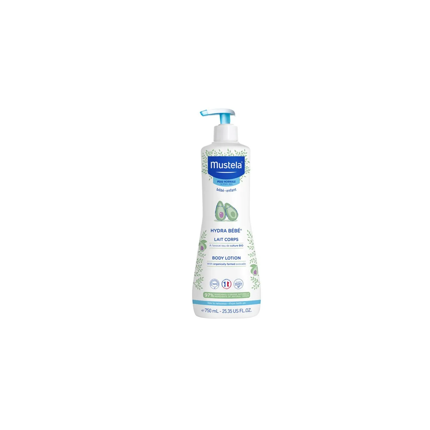 Mustela Hydra Bebe Cuerpo 750 ml