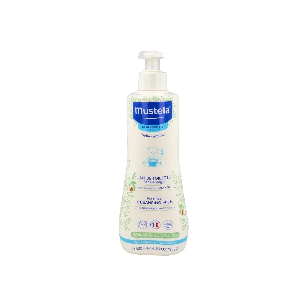 Mustela Locion Limpiadora 500 Ml Dosificador