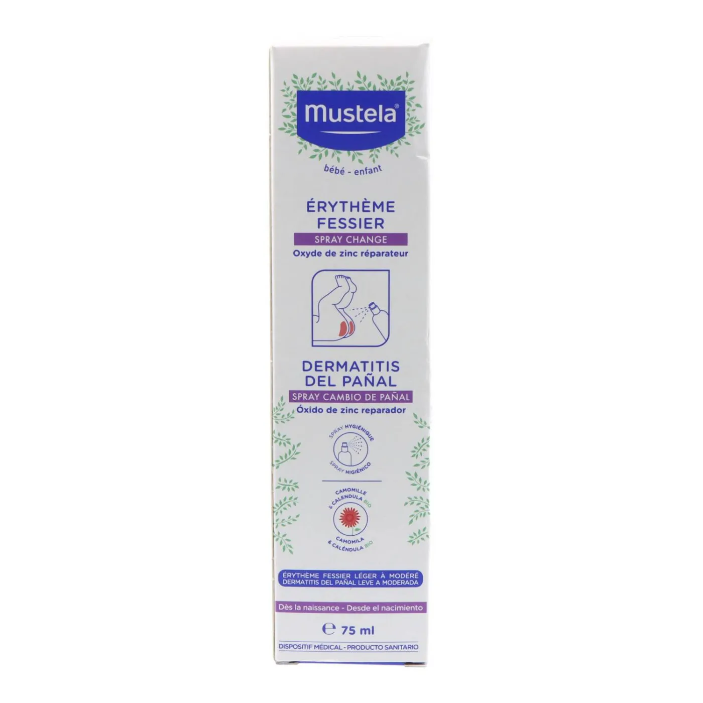 Mustela Spray Cambio De Pañal 75 ml