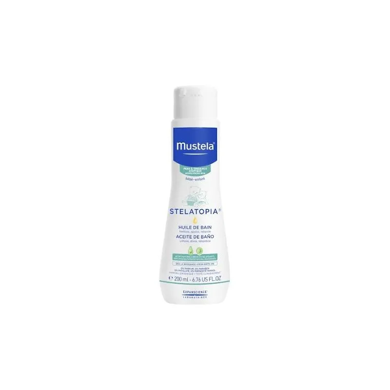 Mustela stelatopia Aceite de baño 200ml piel atopic