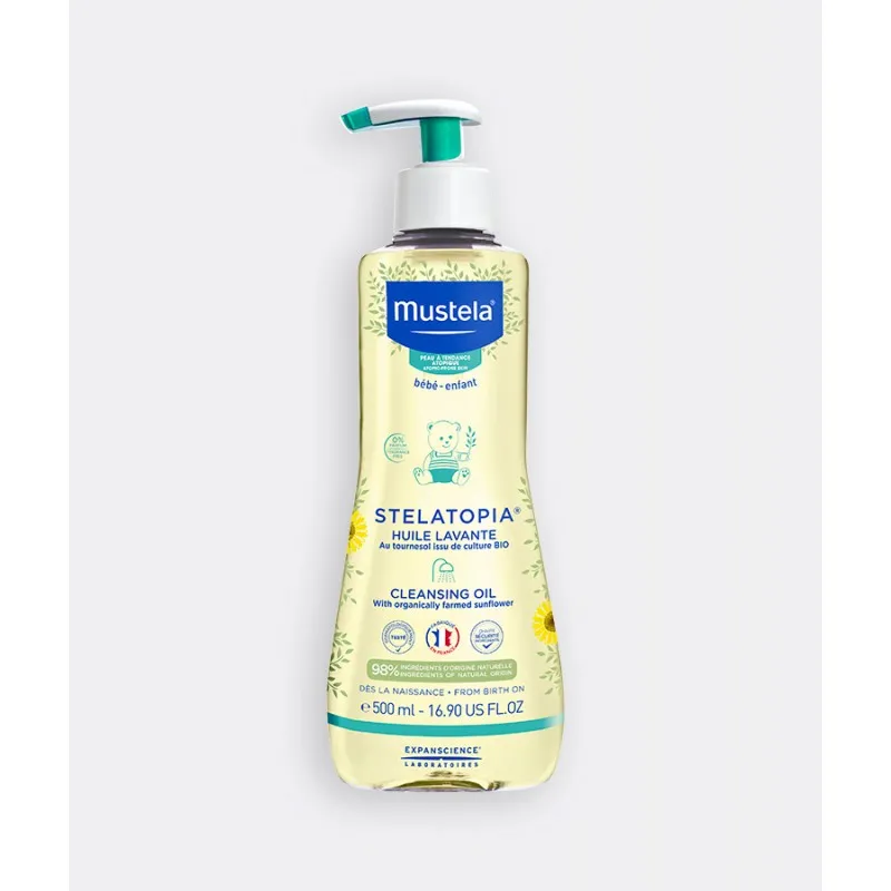 MUSTELA STELATOPIA ACEITE LIMPIADOR 500 ML