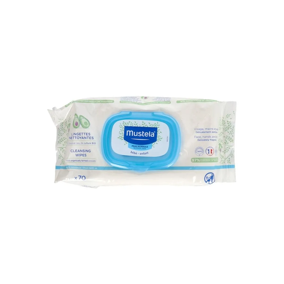 Mustela Toallitas Limpiadoras 70 Uds