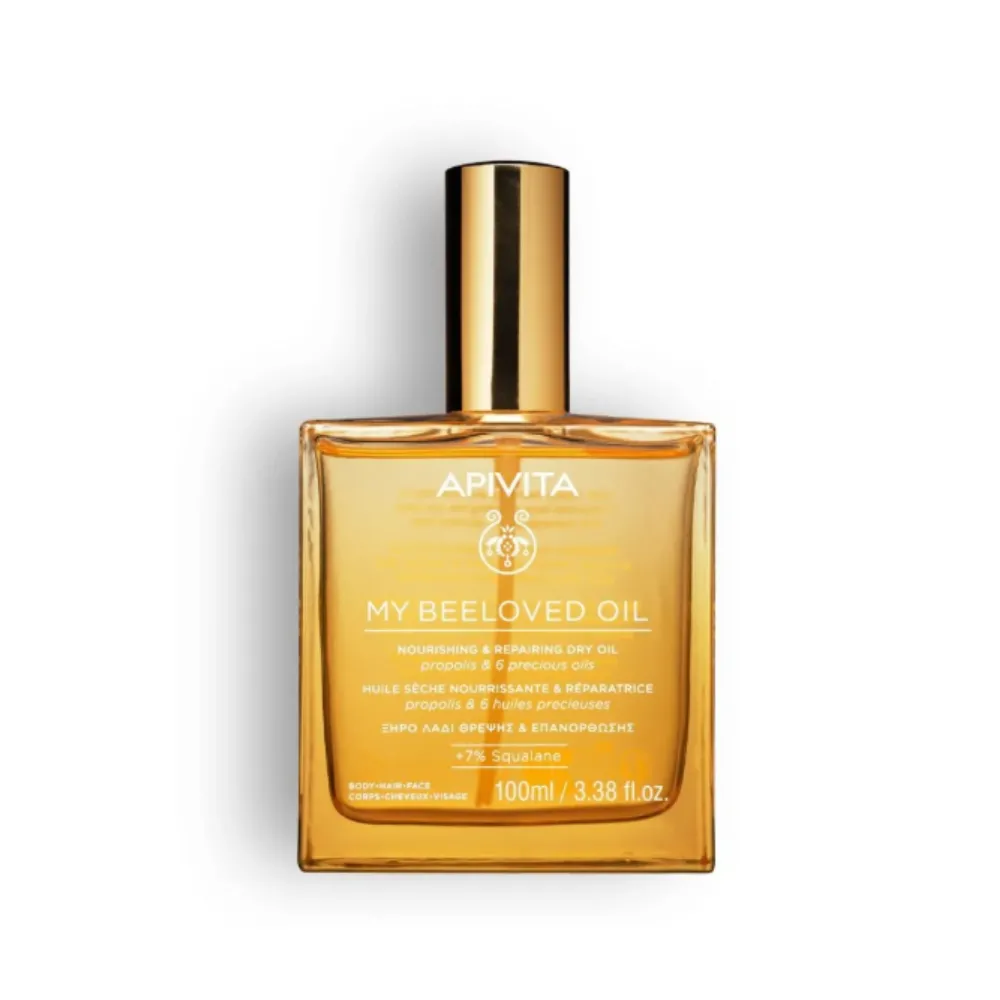 My Beeloved Oil, Aceite Seco Nutritivo y Reparador, 100 ml. - Apivita