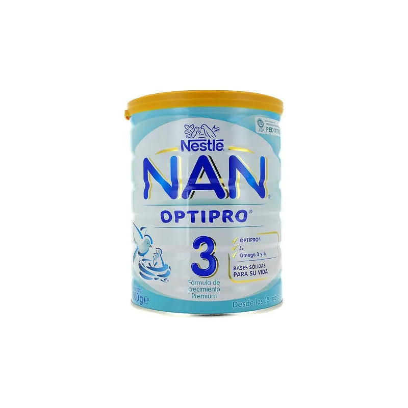 Nan Optipro 3 Leche Crecimiento 800 Gramos